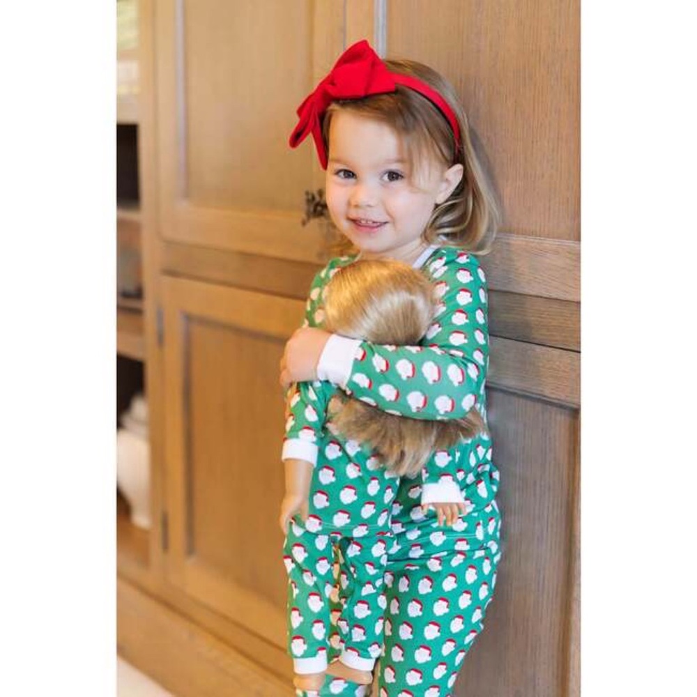 Lila & Hayes Grayson Pajama Pant Set in Hey Santa